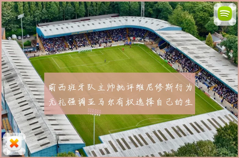 前西班牙队主帅批评维尼修斯行为无礼强调亚马尔有权选择自己的生活方式